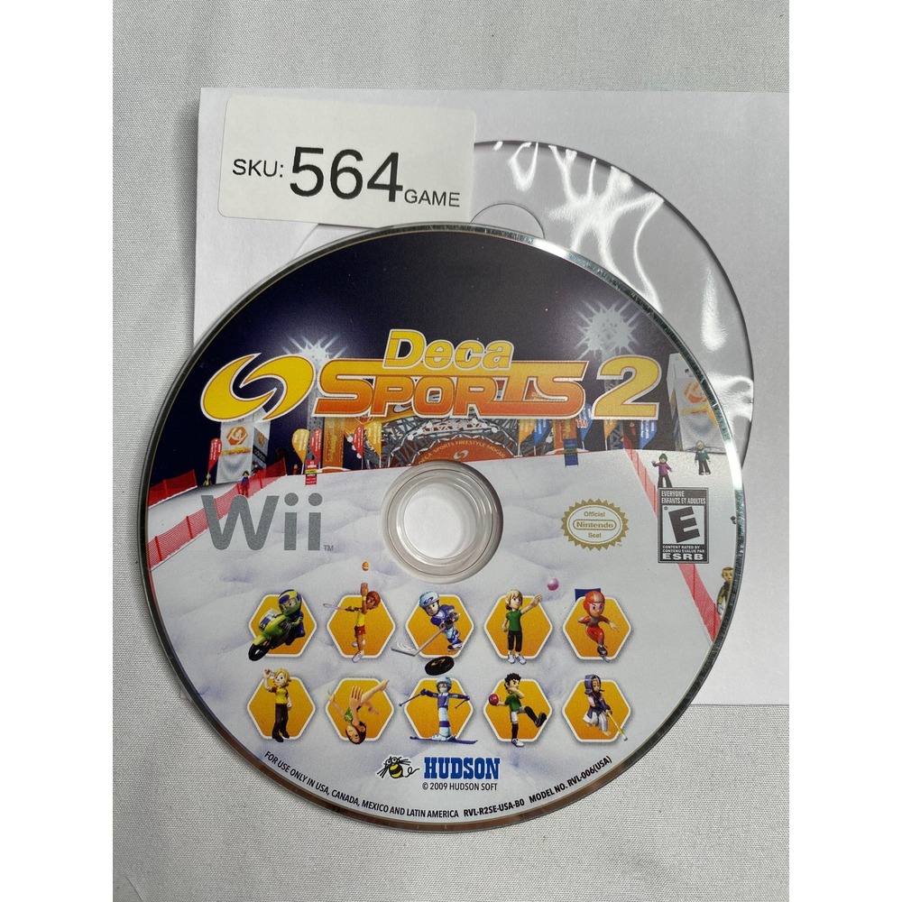 Deca Sports 2 Nintendo Wii Video Game Disc Only